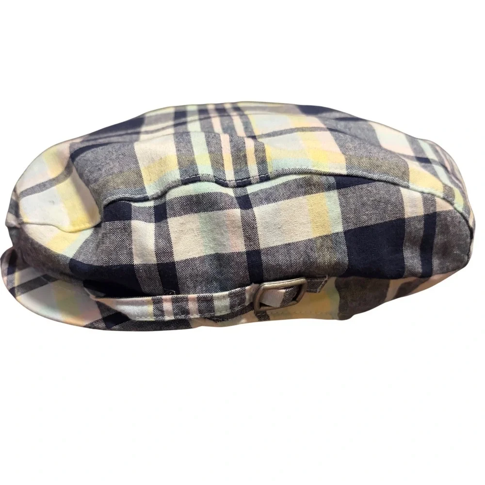 Janie and Jack Newsboy Cap Blue Yellow Plaid Hat Boys Size 4 to 5 Photos Wedding